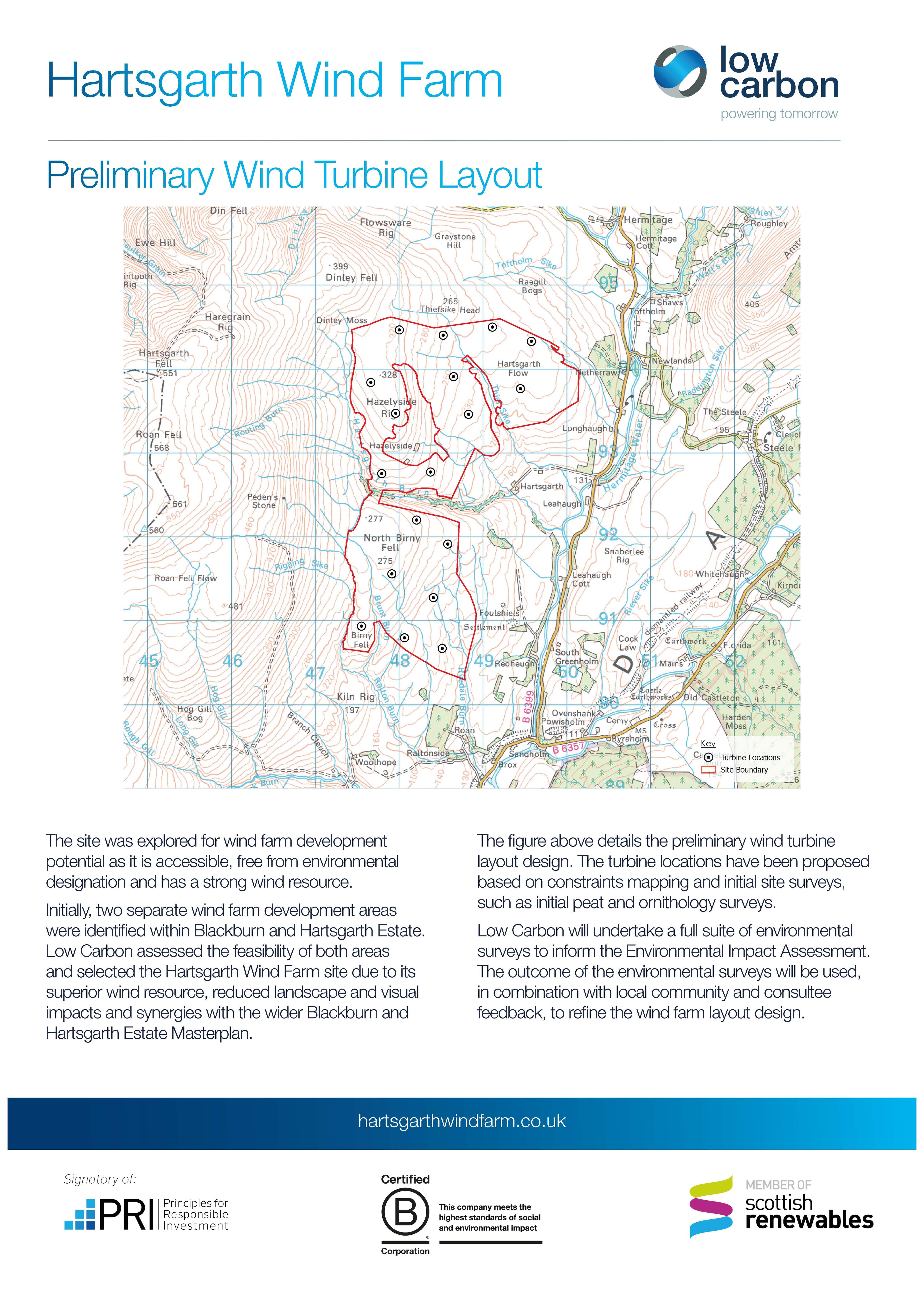 Preliminary Wind Turbine Layout